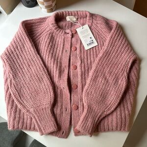 Sézane Emile Cardigan Size XS in Pink - New with tags